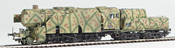German Steam Locomotive BR 42 of the DRB WWII Summer Ambush Camo (SOUND)